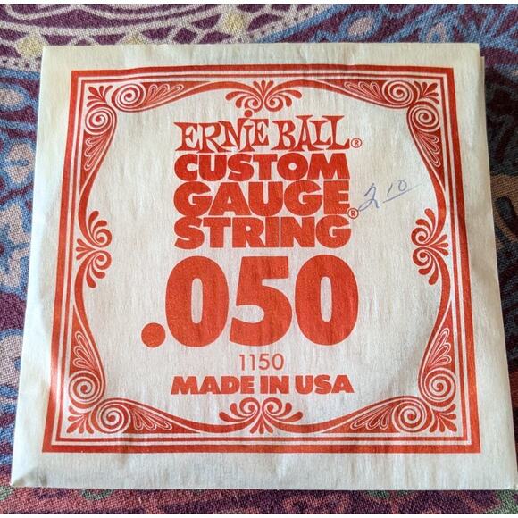 Ernie Ball Custom Gauge Guitar Strings .050 - 1150 Nickel Wound - Picture 1 of 3